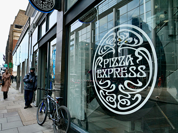 Pizza Express restaurant frontage